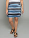 The Sport Skirt - Black Stripe / Black
